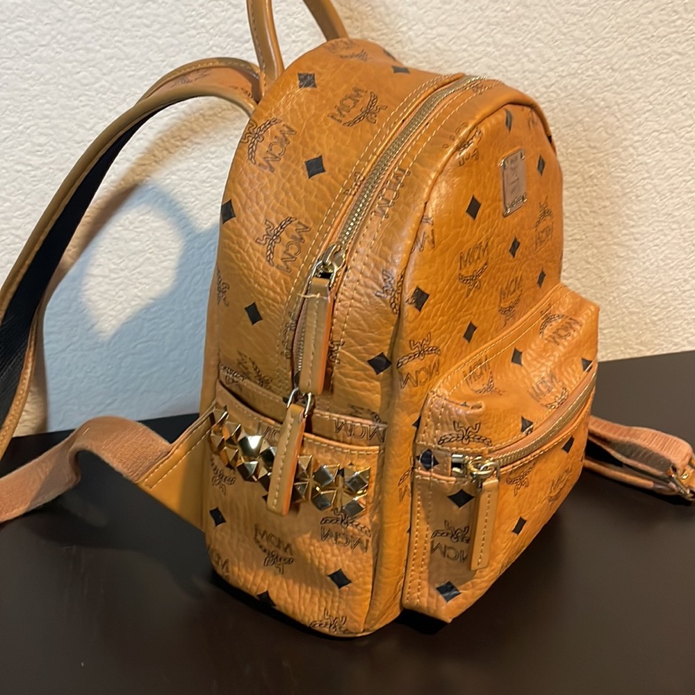 Mcm Mini Stark Side Studded Backpack - image 2